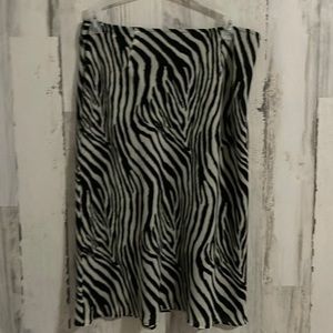 Zebra print skirt!